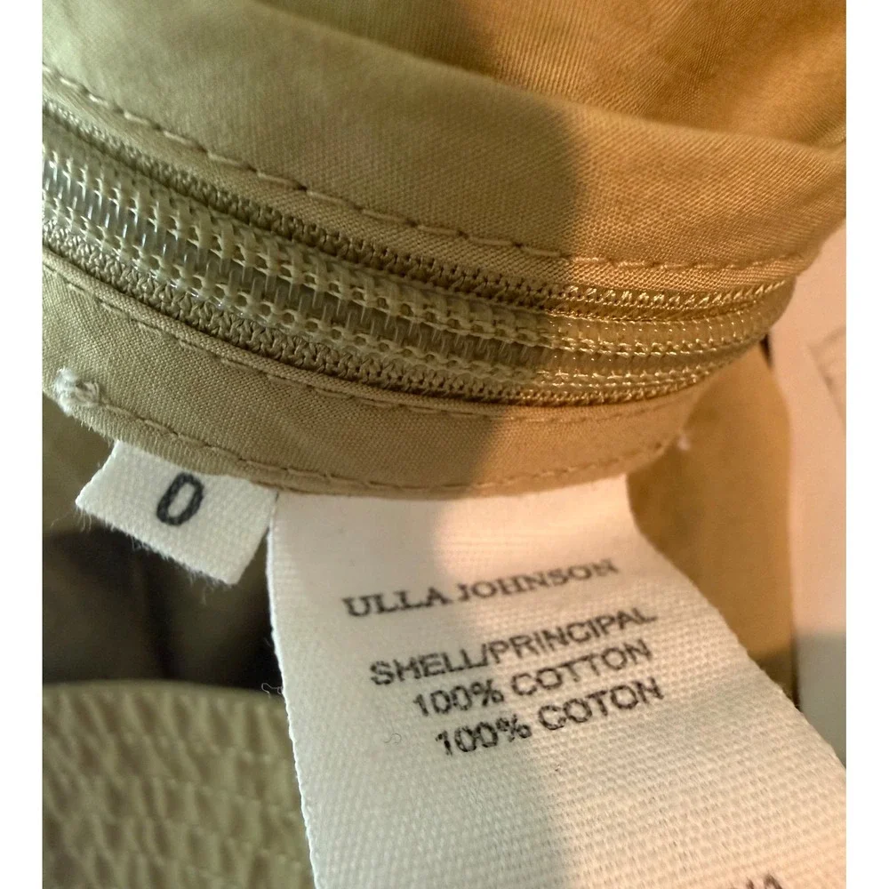 Ulla Johnson Leo Wide Leg Belted Trouser Pant NWT Women's size 0 Lightweight